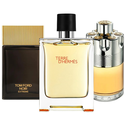 Set di 3 profumi | Terre de'Hermes, Azzaro Wanted, Tom Ford Noir Extreme 100 ml