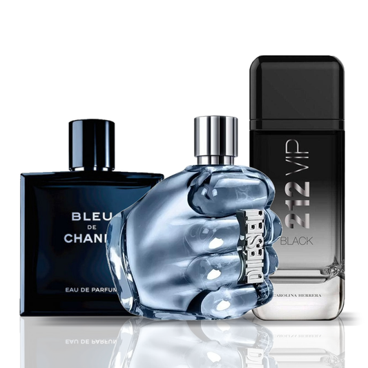 Set di 3 profumi | Bleu de Chanel + Diesel Only The Brave + 212 VIP Black