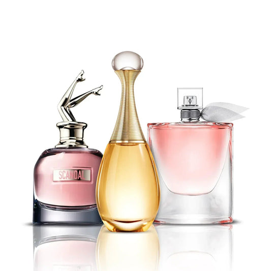 Set di 3 profumi | Scandal, J'adore e La Vie Est Belle (100 ml)